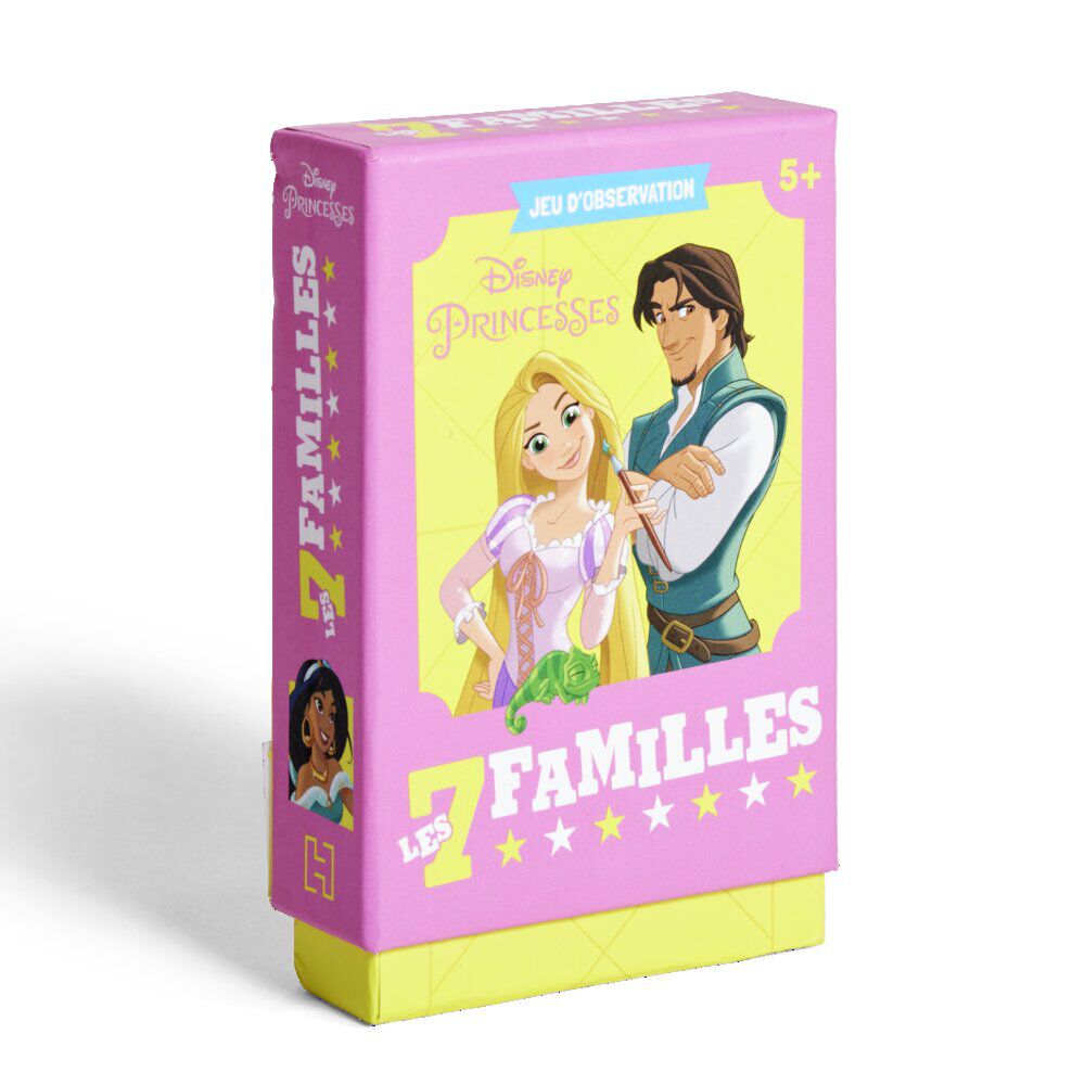 Jeu de cartes 7 familles Disney Princesses