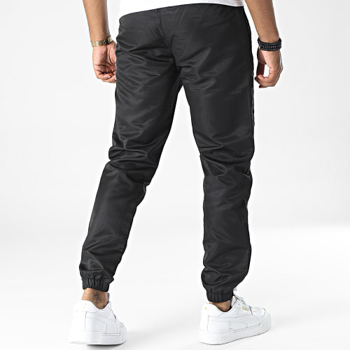 Pantalon Jogging Diamant Logo Noir Jaune Fluo
