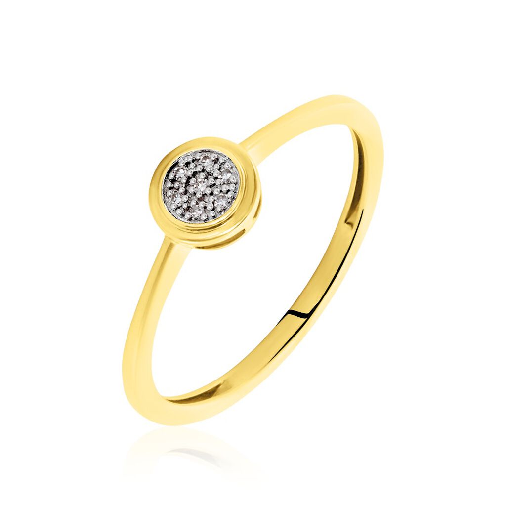 Bague Or Jaune Kaylynn Diamants