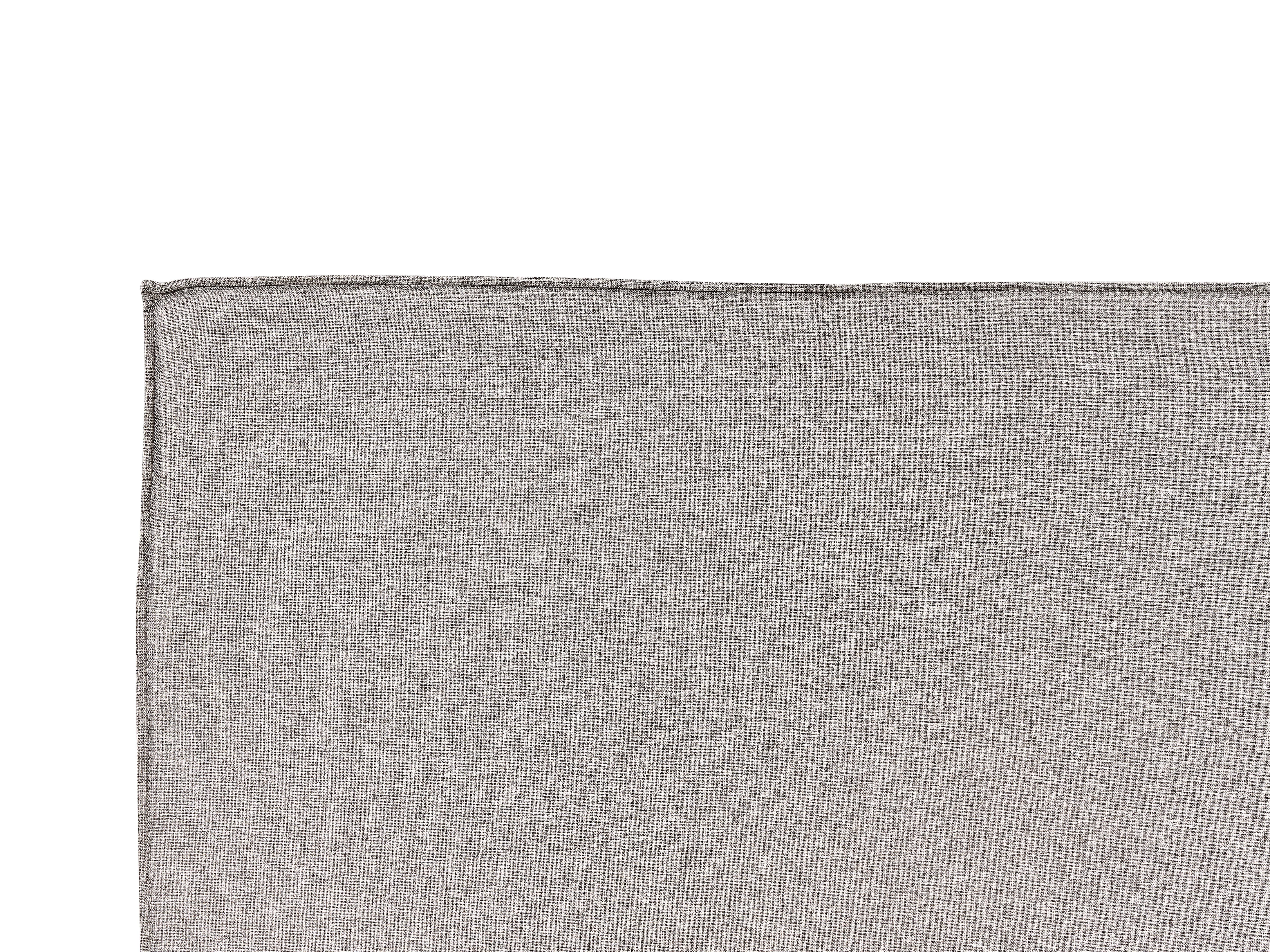 Bed met opbergruimte Stof MOISSAC 160 x 200 cm Lichtgrijs