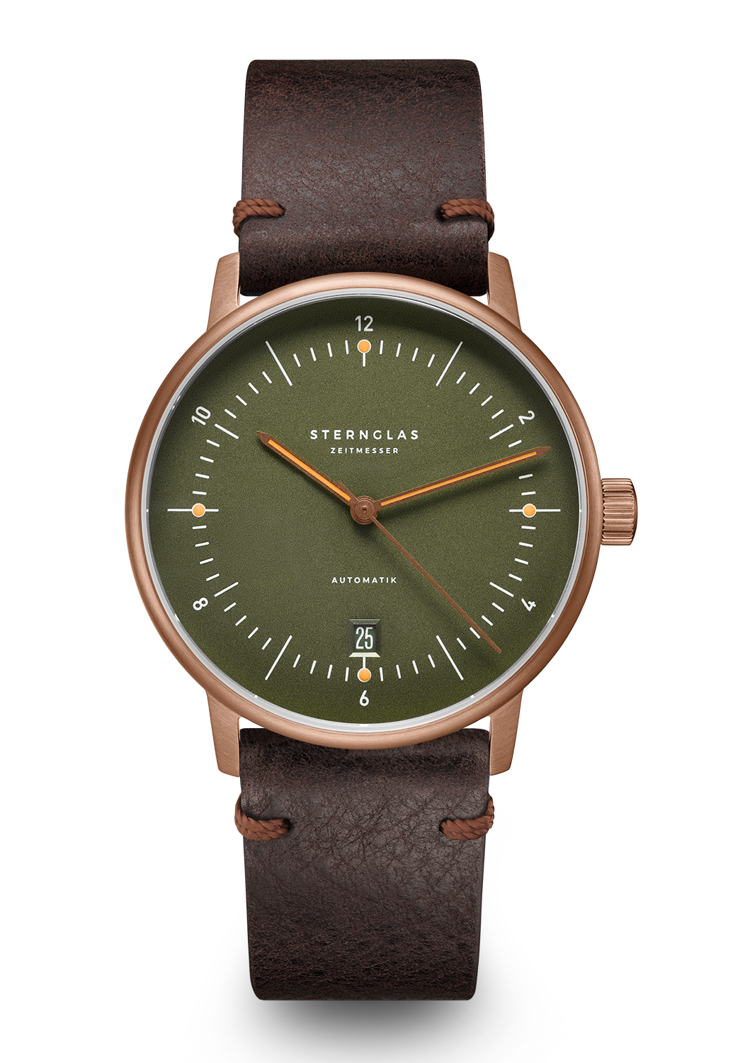 Sternglas Naos Automatik Bronze 38mm Leder S02-NA35-VI17