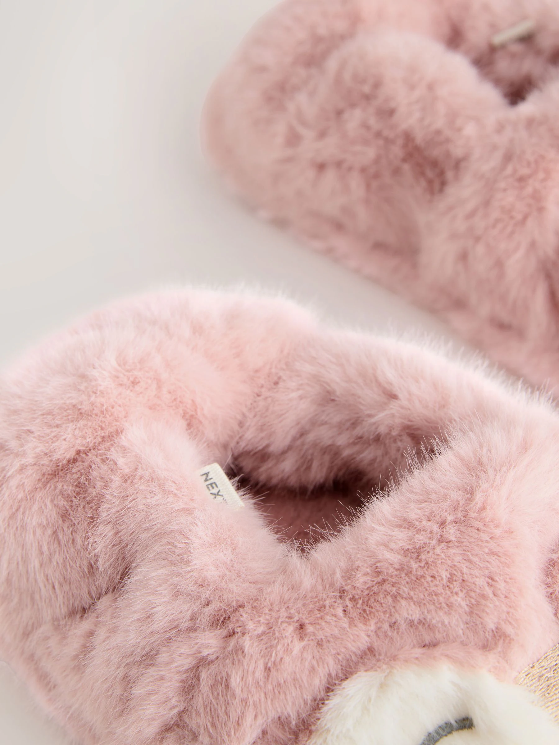 Roze met pinguïnprint - Shoot pantoffels
