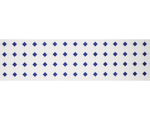 Keramisch mozaïek Octa wit blauw 30x30 cm