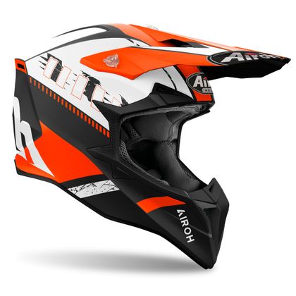 Casque cross Airoh WRAAAP - FEEL 2024 - Orange