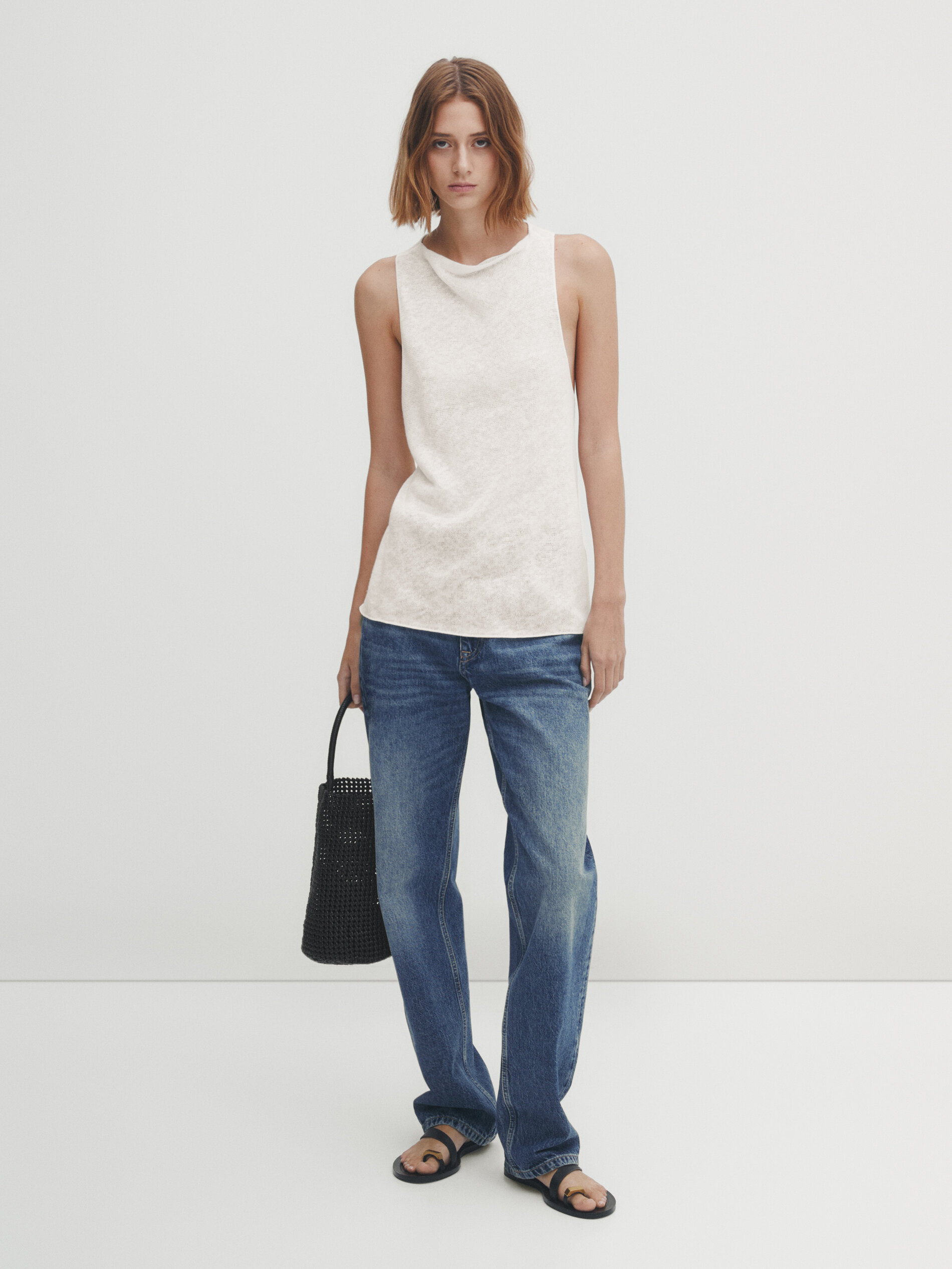 Camisa de linho expandido - RAW