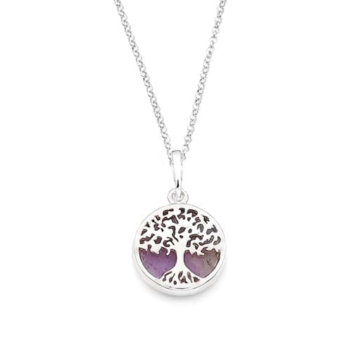 Collier - argent 925 et améthyste 14mm