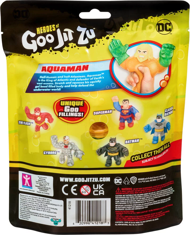 DC COMICS - GOO JIT ZU - AQUAMAN -  FIGURINE 11 CM