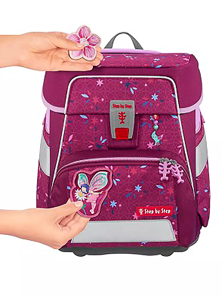 STEP BY STEP Schultaschen Set Space 5tlg  beere