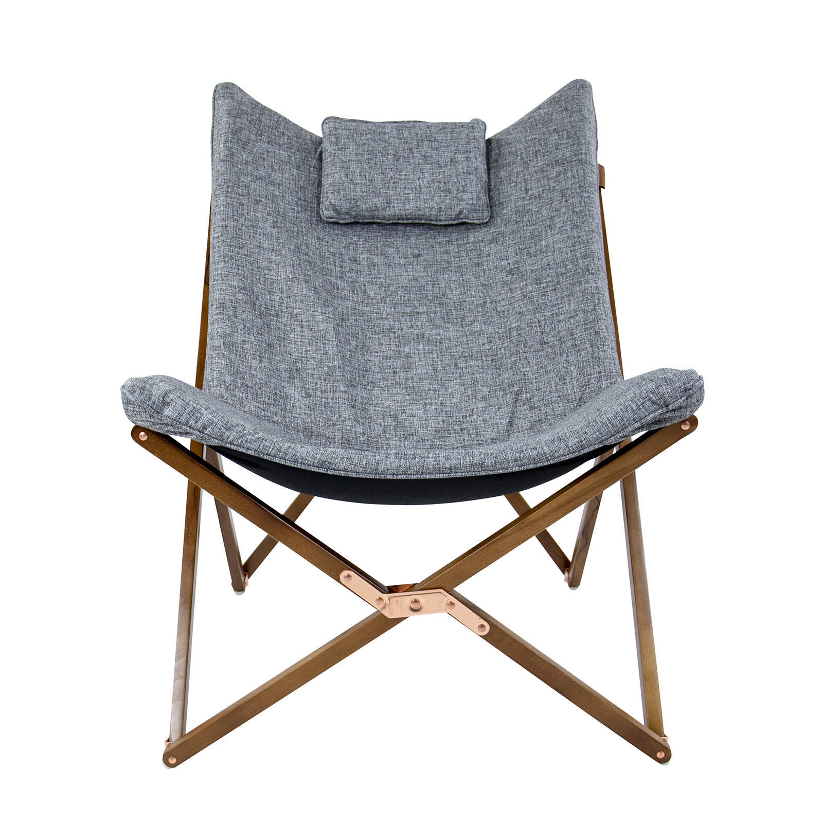Bo-Camp relaxstoel BC UO Relaxstoel Bloomsbury M grijs