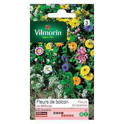 Graines de Fleurs Annuelles en Mélange pour Balcons