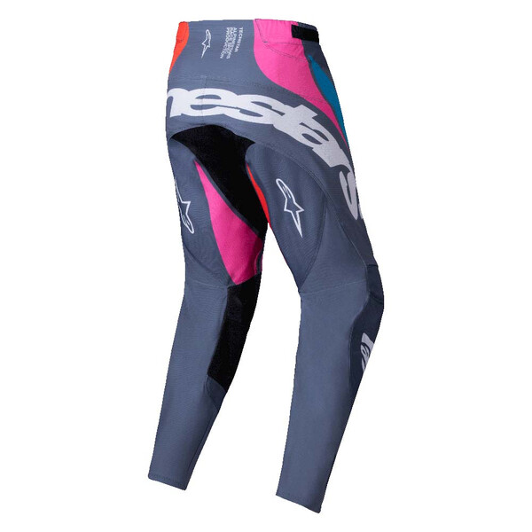 Alpinestars - Pantalon Techstar Dreem Gris / Rouge / Rose / Bleu Clair
