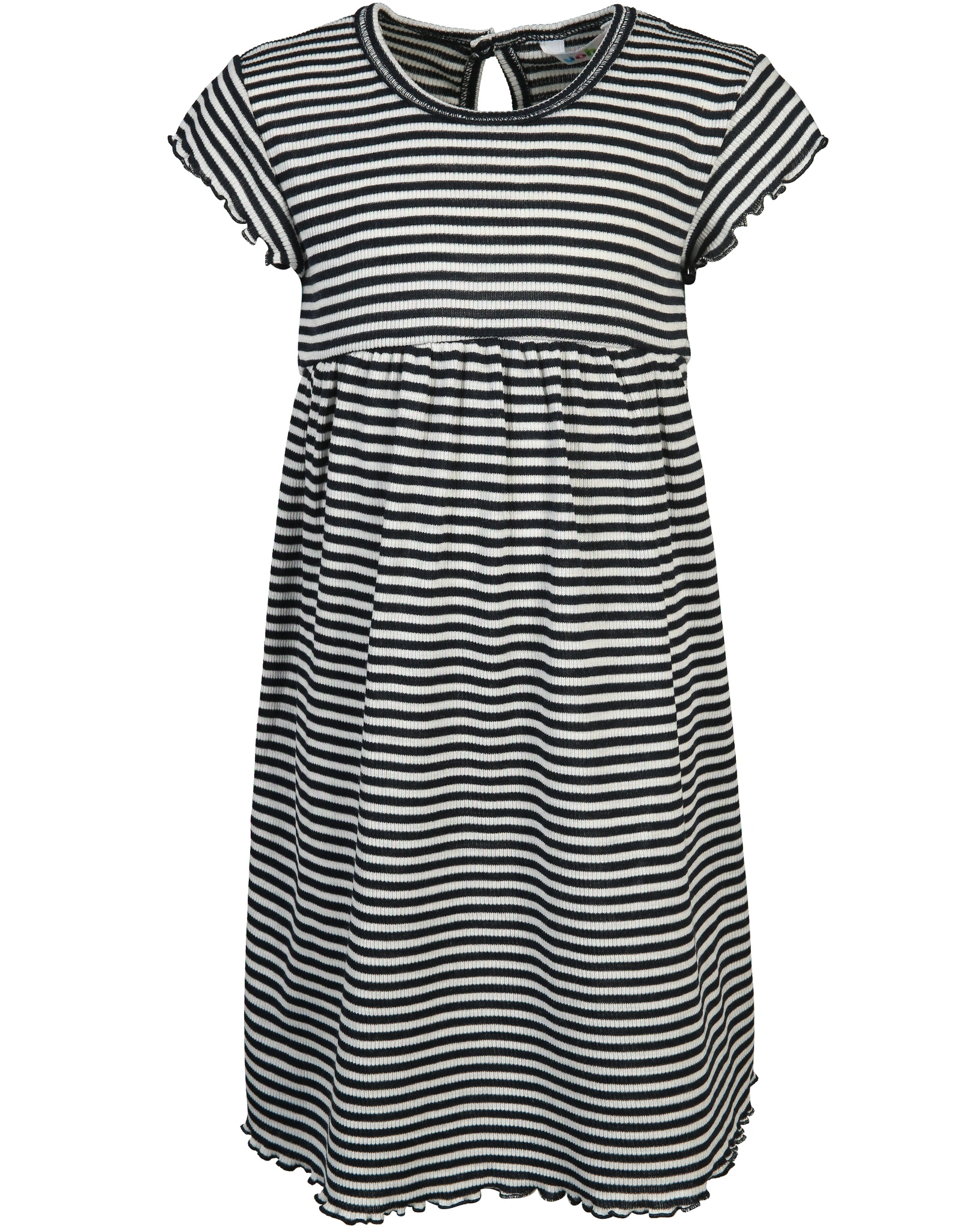 Kurzarm-Kleid 4028 SILK in bluestripe