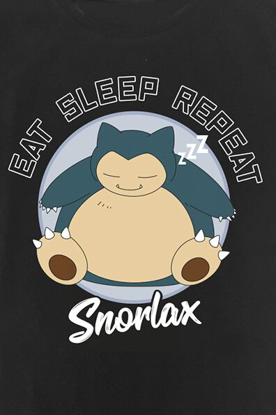 Ronflex - Eat, sleep, repeat | Pokémon Robe courte