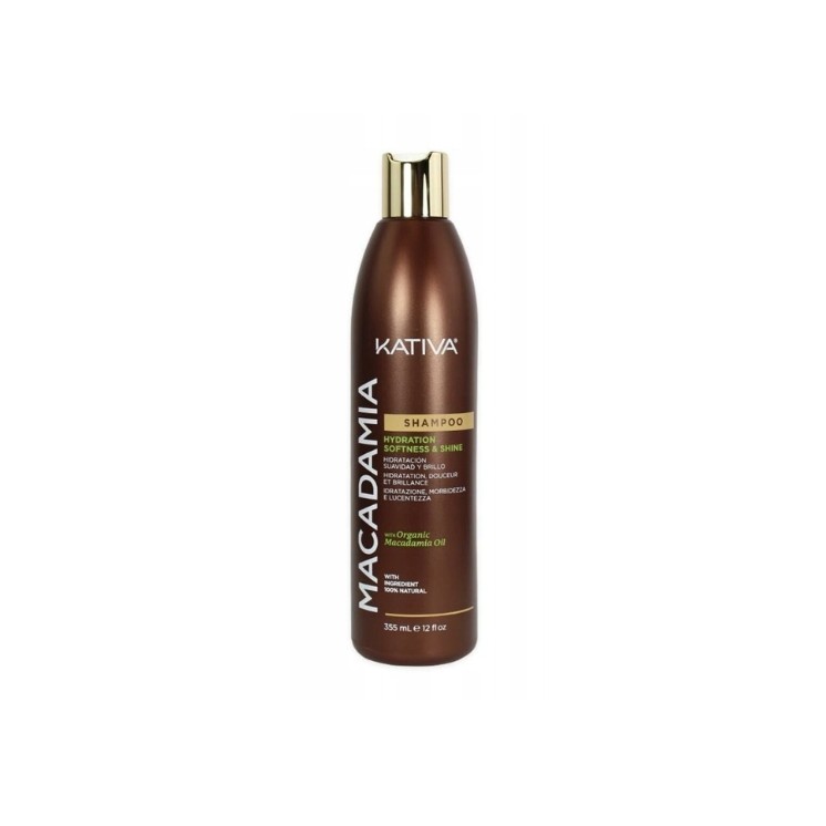 Kativa Macadamia nawilżający Szampon do włosów 355 ml