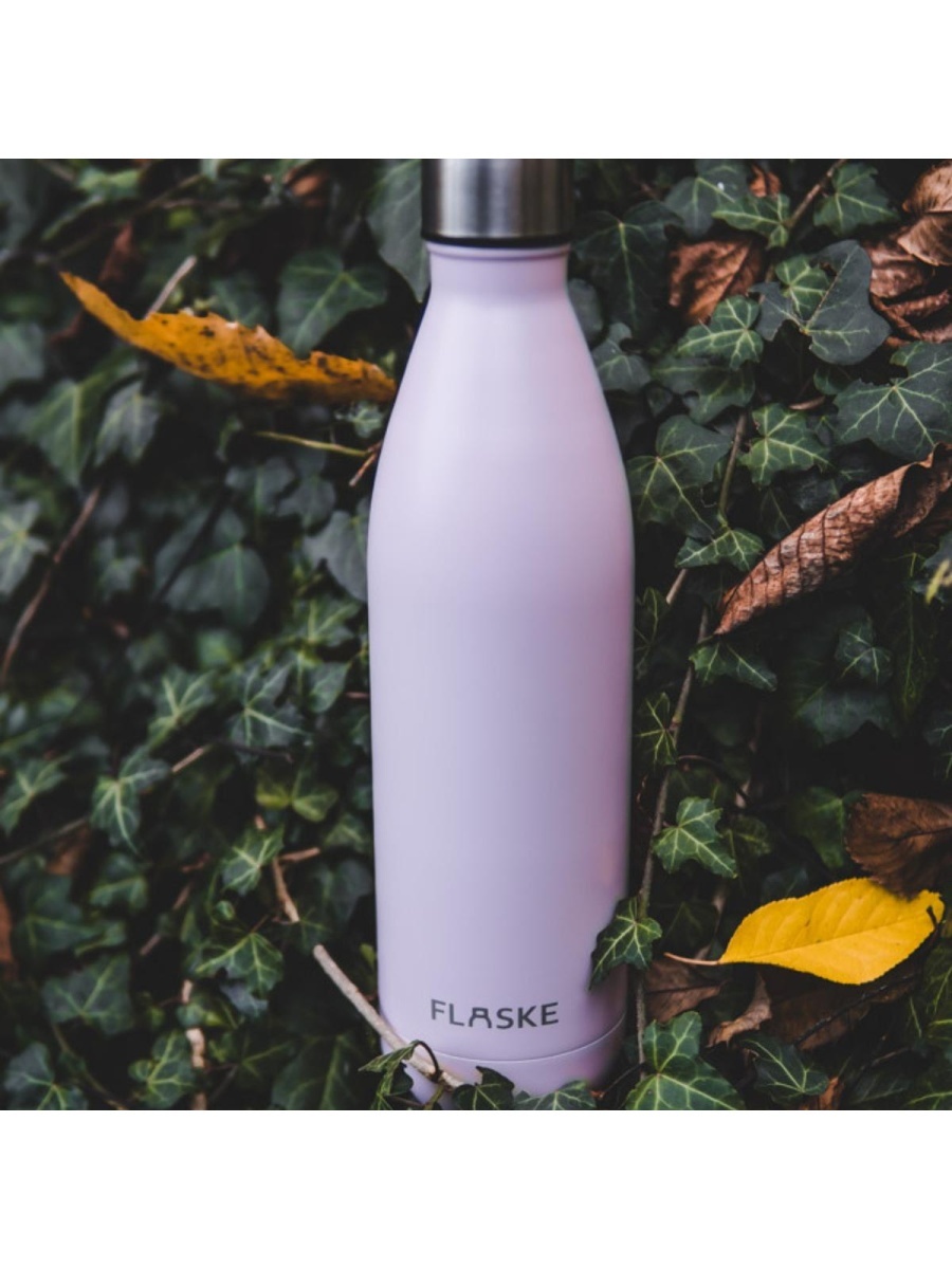 FLASKE 750 ml  RVS Drinkfles - Flower