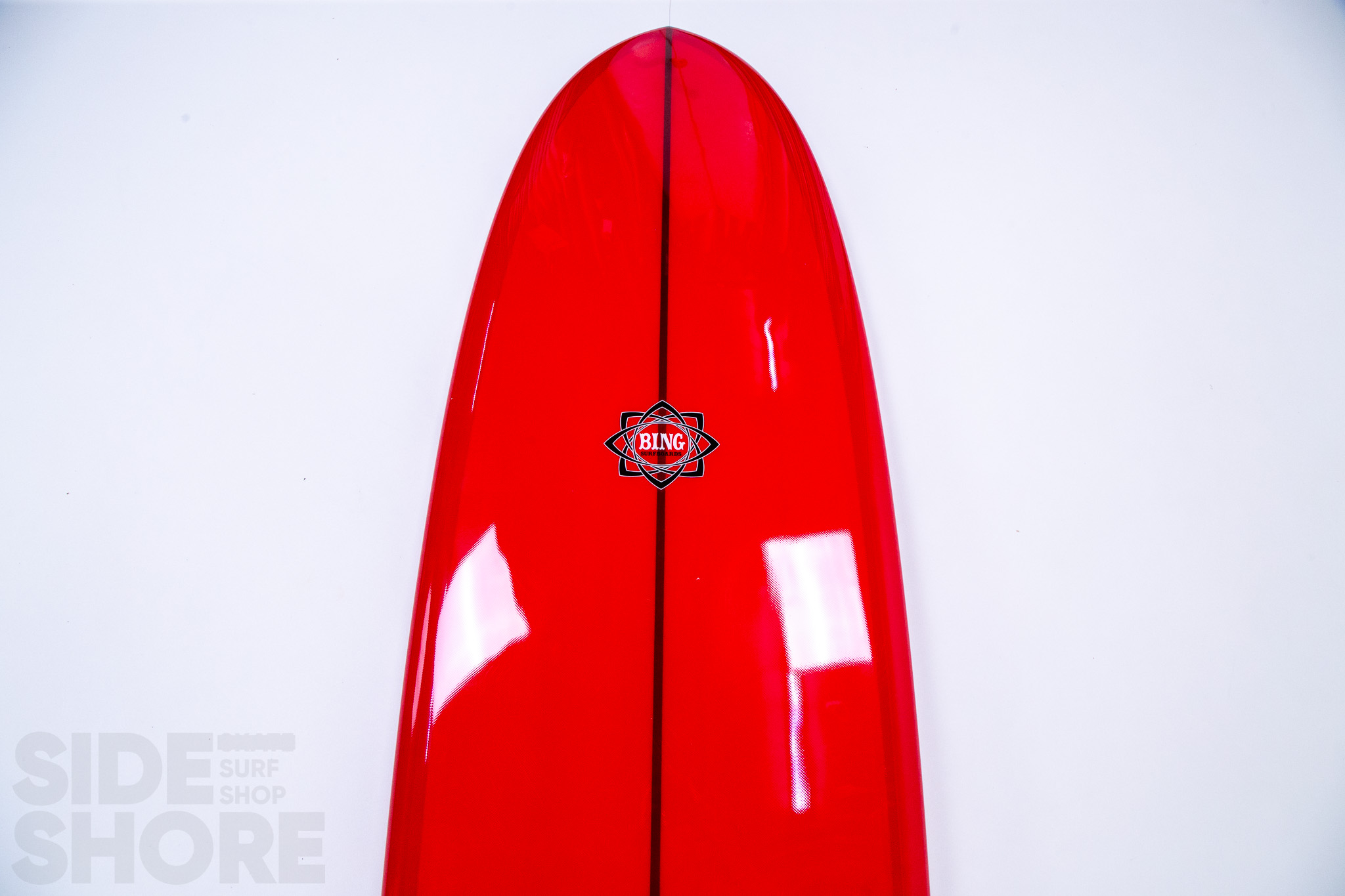 Bing Surfboards Spoiler - Tint Red   Volan   Polish - 9'4 x 22.87