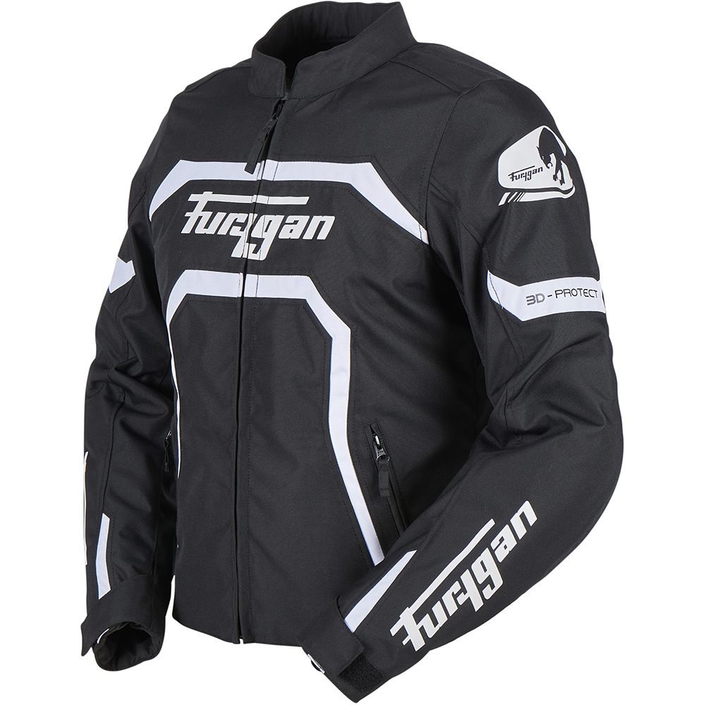 Furygan - Blouson femme Mystic Lady Evo Noir / Blanc
