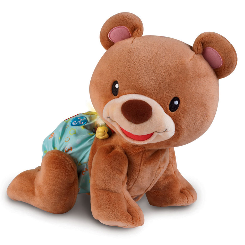 VTech Kruip & Leer baby beer - bruin
