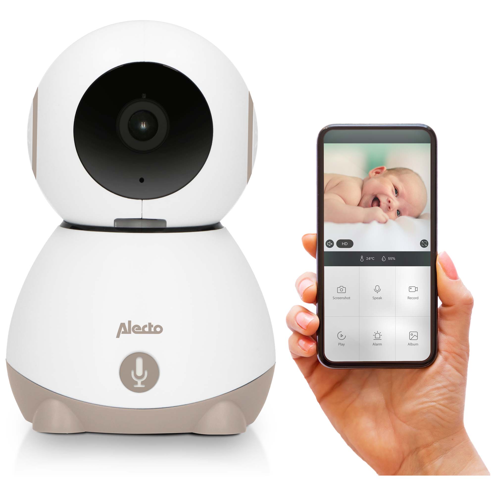 Alecto Smartbaby10 wifi babyfoon met camera