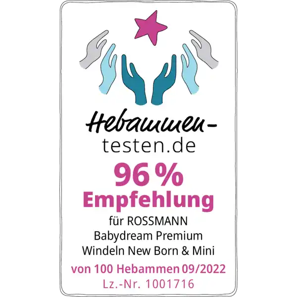 Premium Windeln Gr. 1 Newborn, 26 Stück, 2-5 Kg