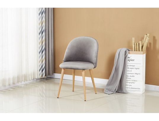 LIFE INTERIORS - Ensemble table et chaises Lucia - table à manger rectangulaire blanche + 4 chaises en...