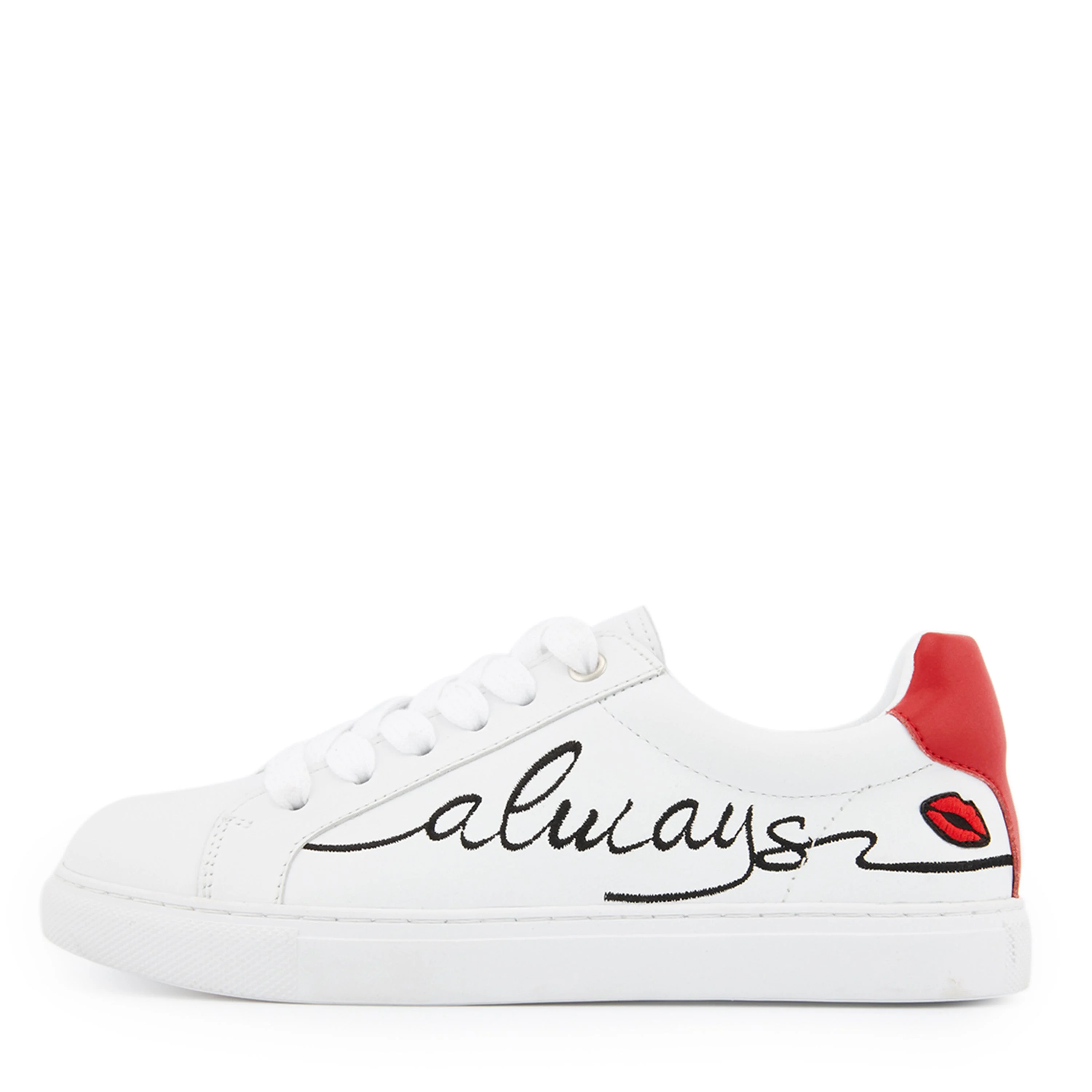 SIMONE LOVE ALWAYS INK - Sneakers en cuir | Blanc