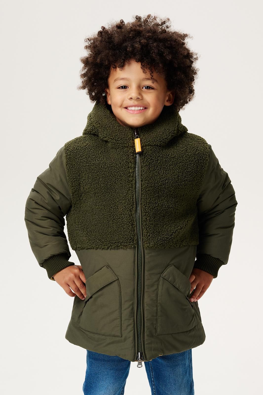 Noppies Kids Winterjas Lecce - Reversible - Forest Night