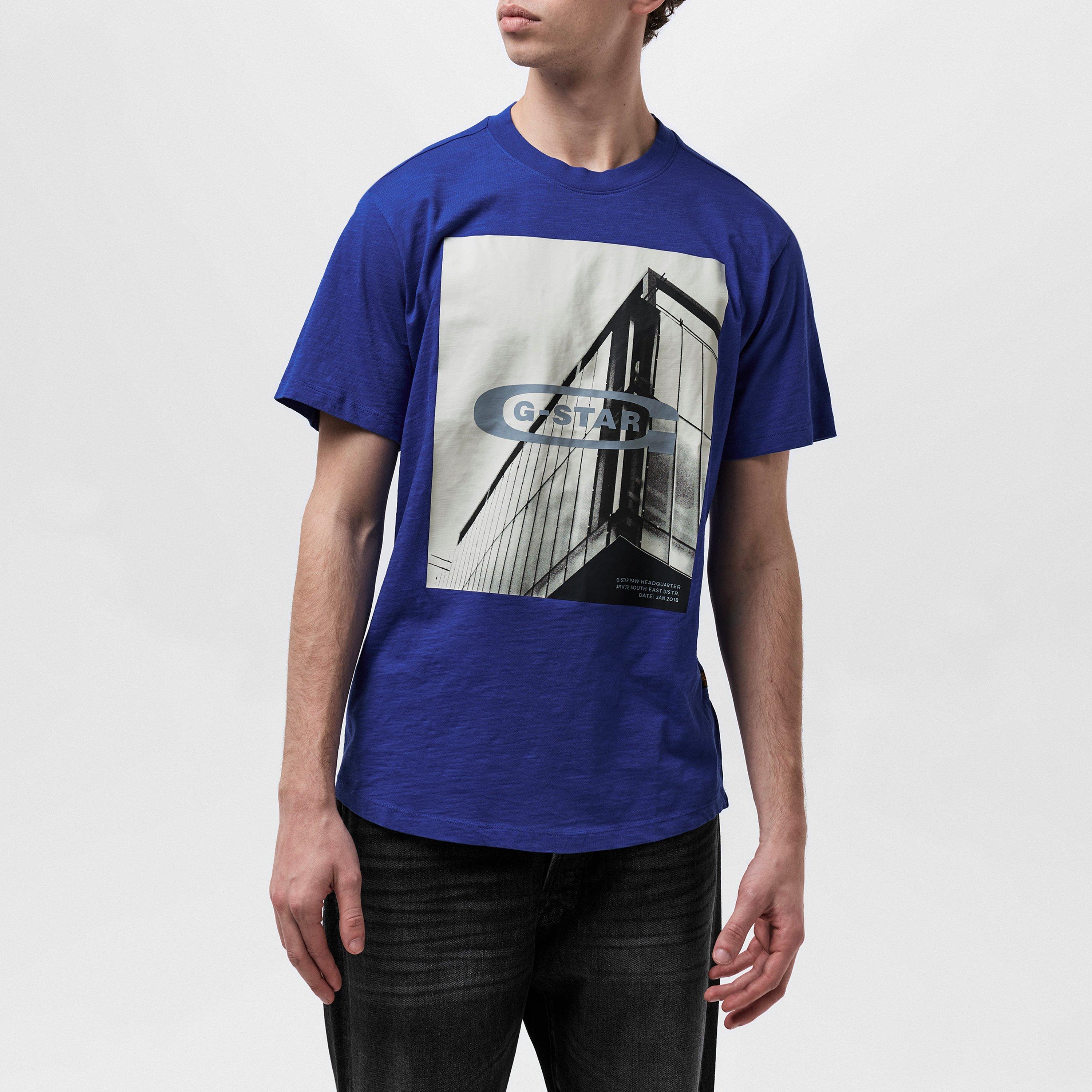 G Star HQ Old School Logo Lash T Shirt