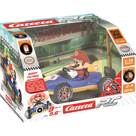 Carrera Super Mario fjernstyret bil Mach 8