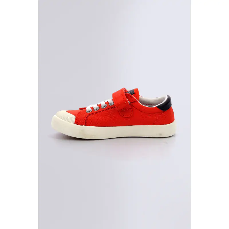 Kickgoldi Rouge BASKETS BASSES Textile Fille