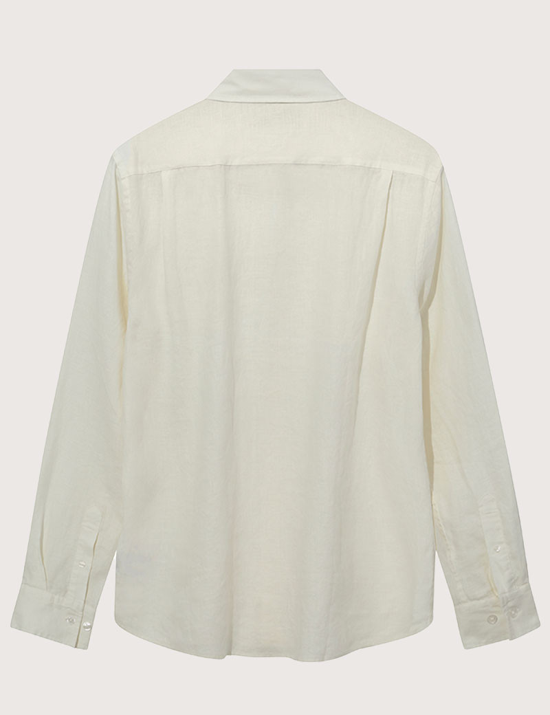 MOS MOSH CHEMISE HOMME MANCHES LONGUES EN LIN THEO ECRU