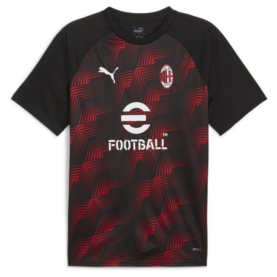 Milan AC T-shirt d'Entraînement Avant-Match - Noir/Rouge