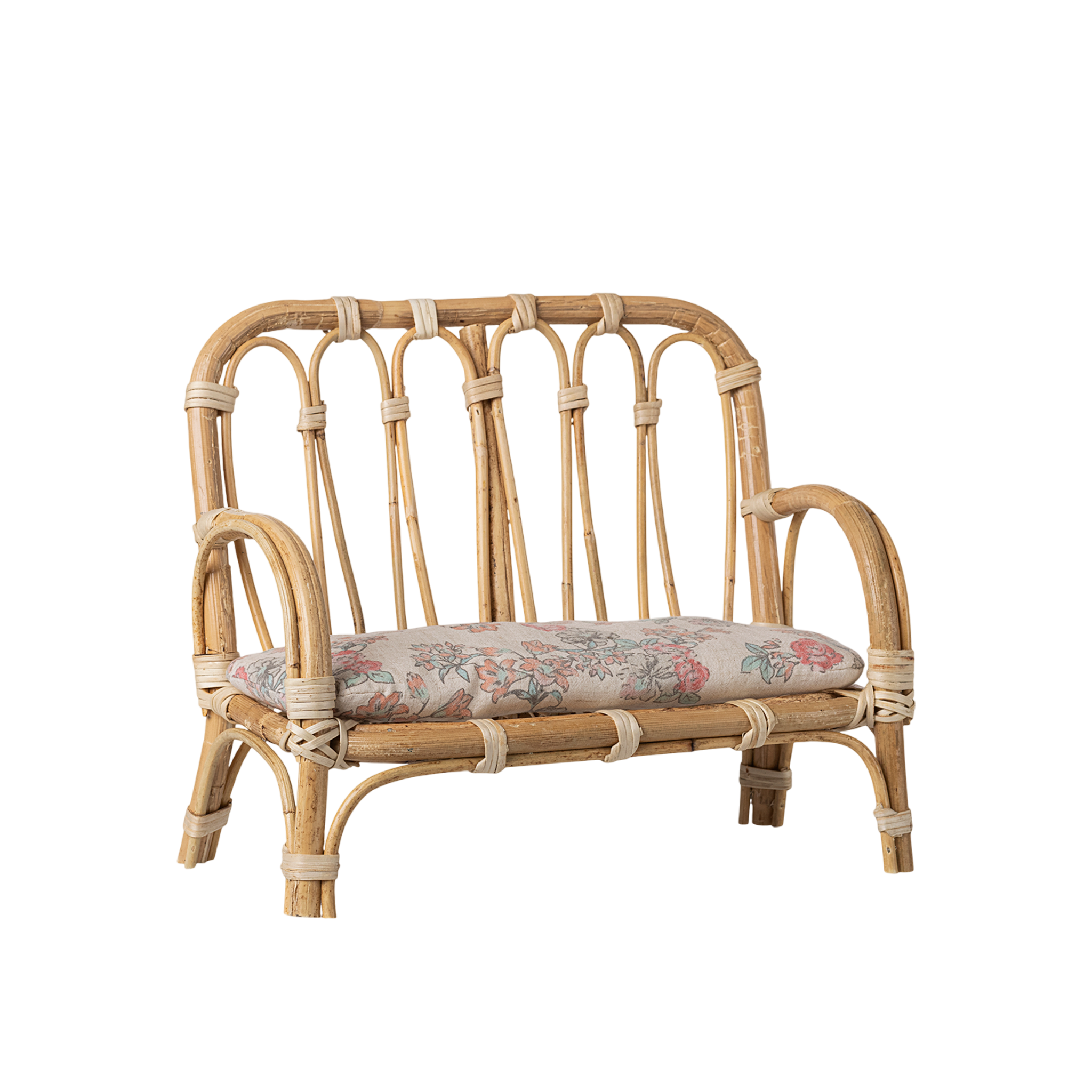 Maileg Rattan Couch Gross Natur