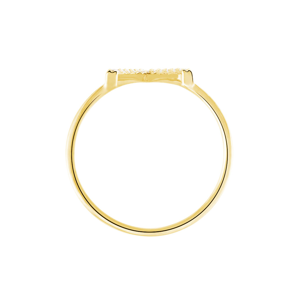 Bague Celene Or Jaune Oxyde De Zirconium