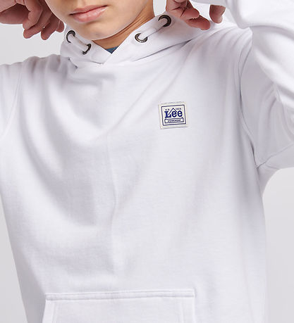 Lee Kapuzenpullover - Arbeitskleidung - Bright White