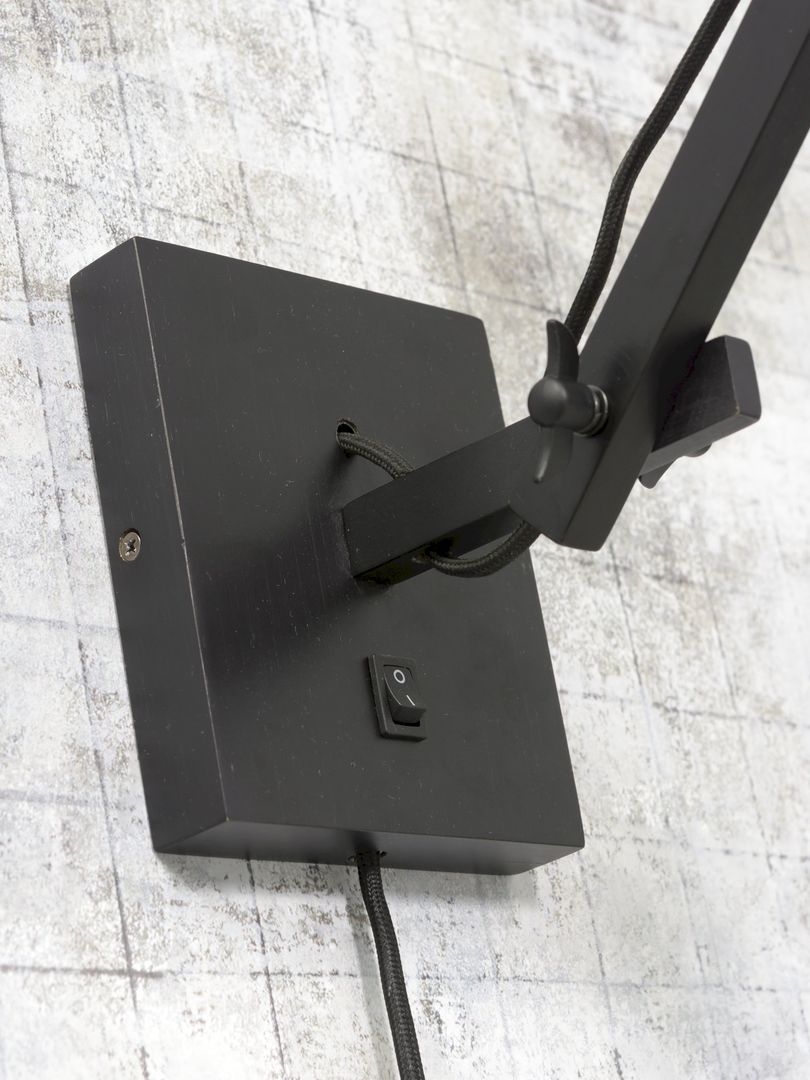 Good&Mojo   Palawan S Black Wandlamp