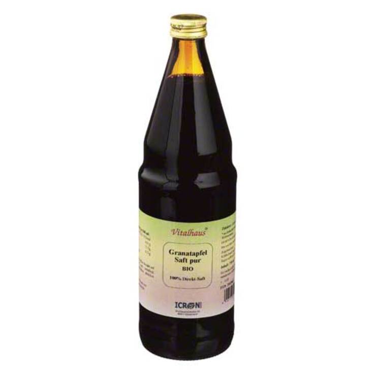 Granatapfel Saft pur Bio Vitalhaus, 750 ml
