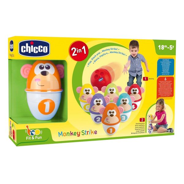 Chicco Strike dos Macaquinhos Bowling Fit & Fun