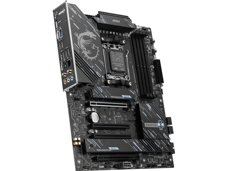 MSI Mainboard X870 GAMING PLUS WIFI MSI X870 GAMING PLUS WIFI Motherboard AMD X870 Sockel AM5 ATX