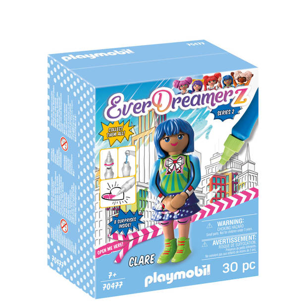 PLAYMOBIL Everdreamerz Clare Comic World 30-delig (70477)