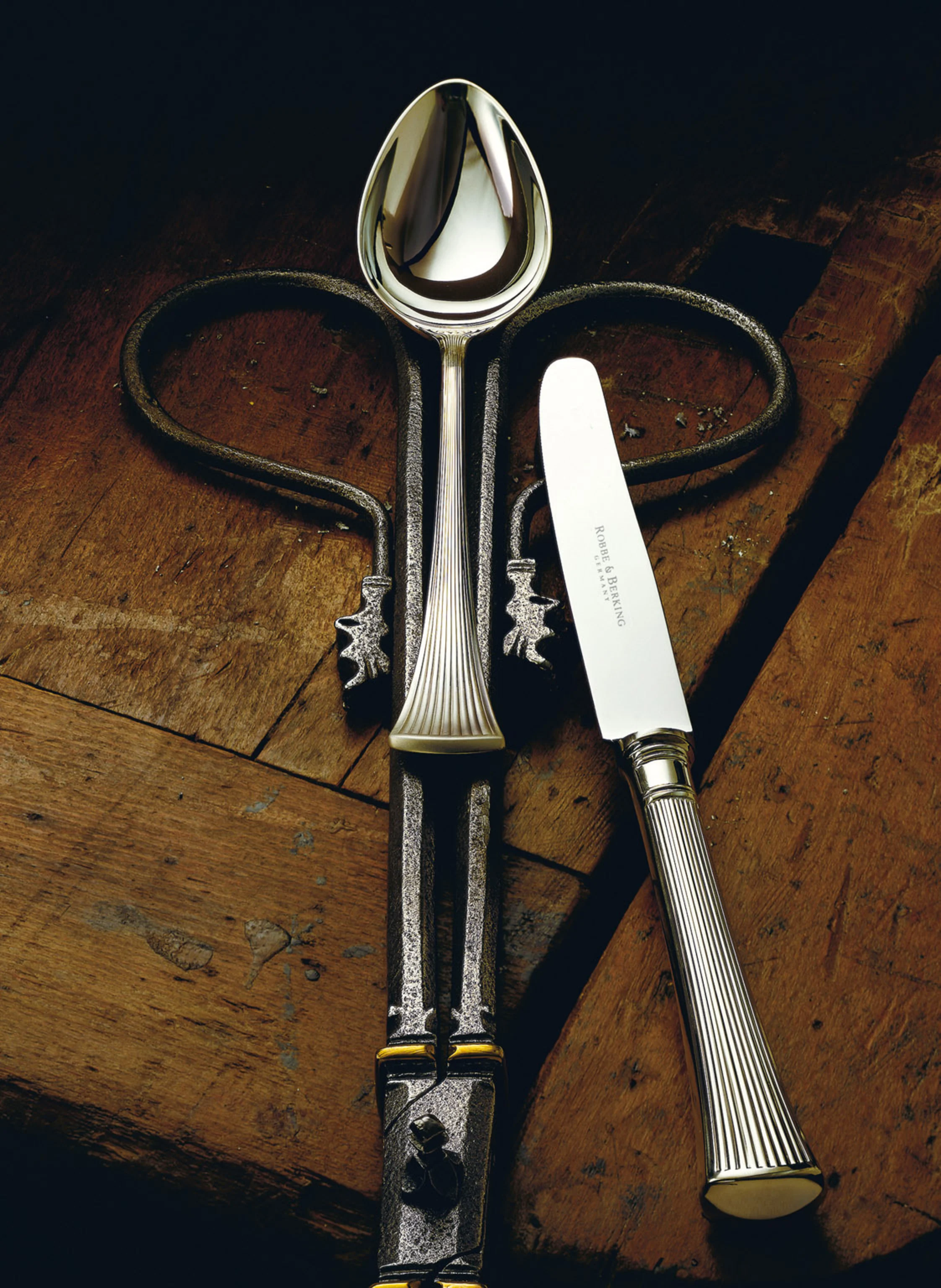 ROBBE & BERKING 4-tlg. Besteckset AVENUE (925 Sterlingsilber)