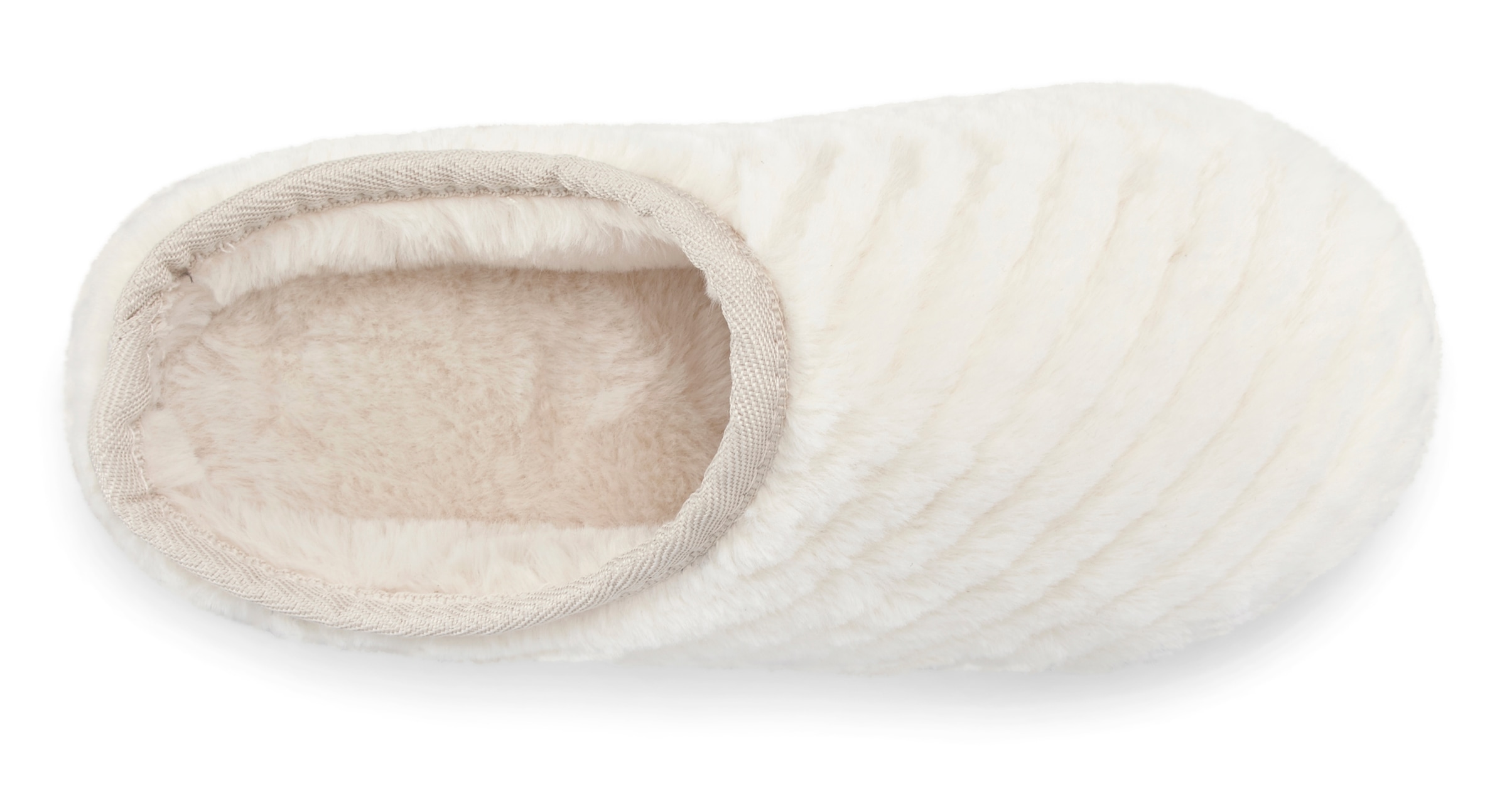 Vivance Hausschuh »Pantolette, Pantoffel, Clog,«  aus weichem Textil VEGAN