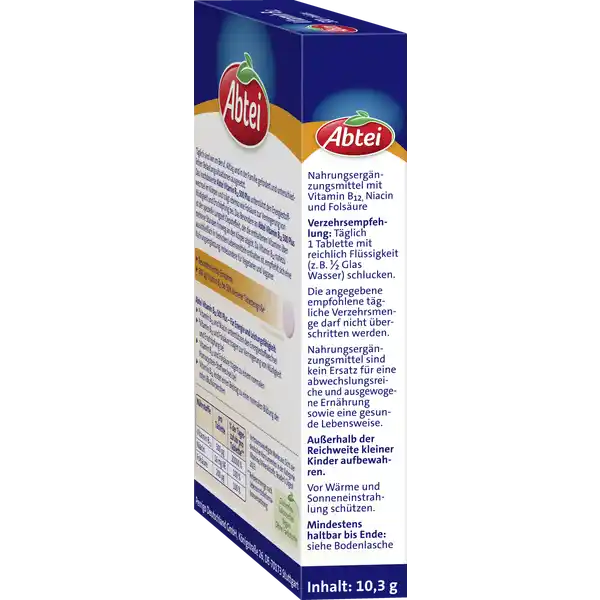 Vitamin B12 500 + Folsäure Mini-Tabletten