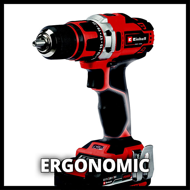 Perceuse visseuse sans fil Einhell TE-CD 18/40-1 LI 2 x 2Ah
