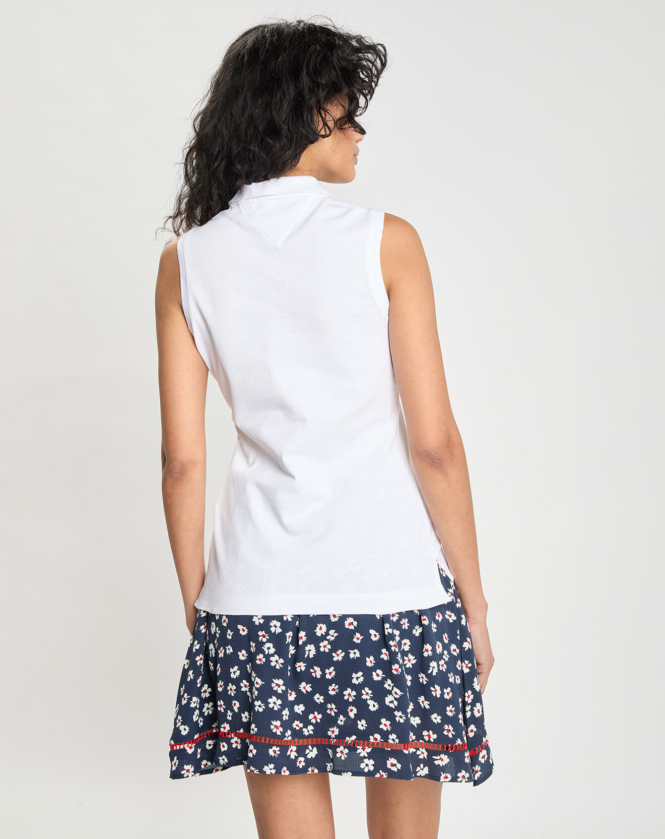 Tommy Hilfiger Polo slim blanc