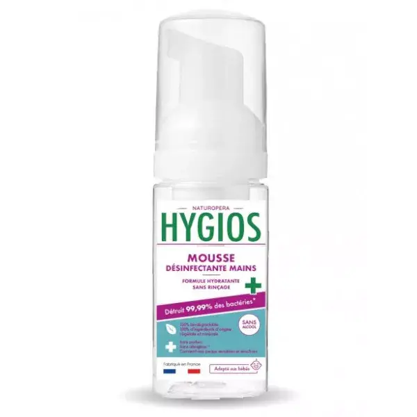 Espuma desinfetante para as mãos Hygios 50ml
