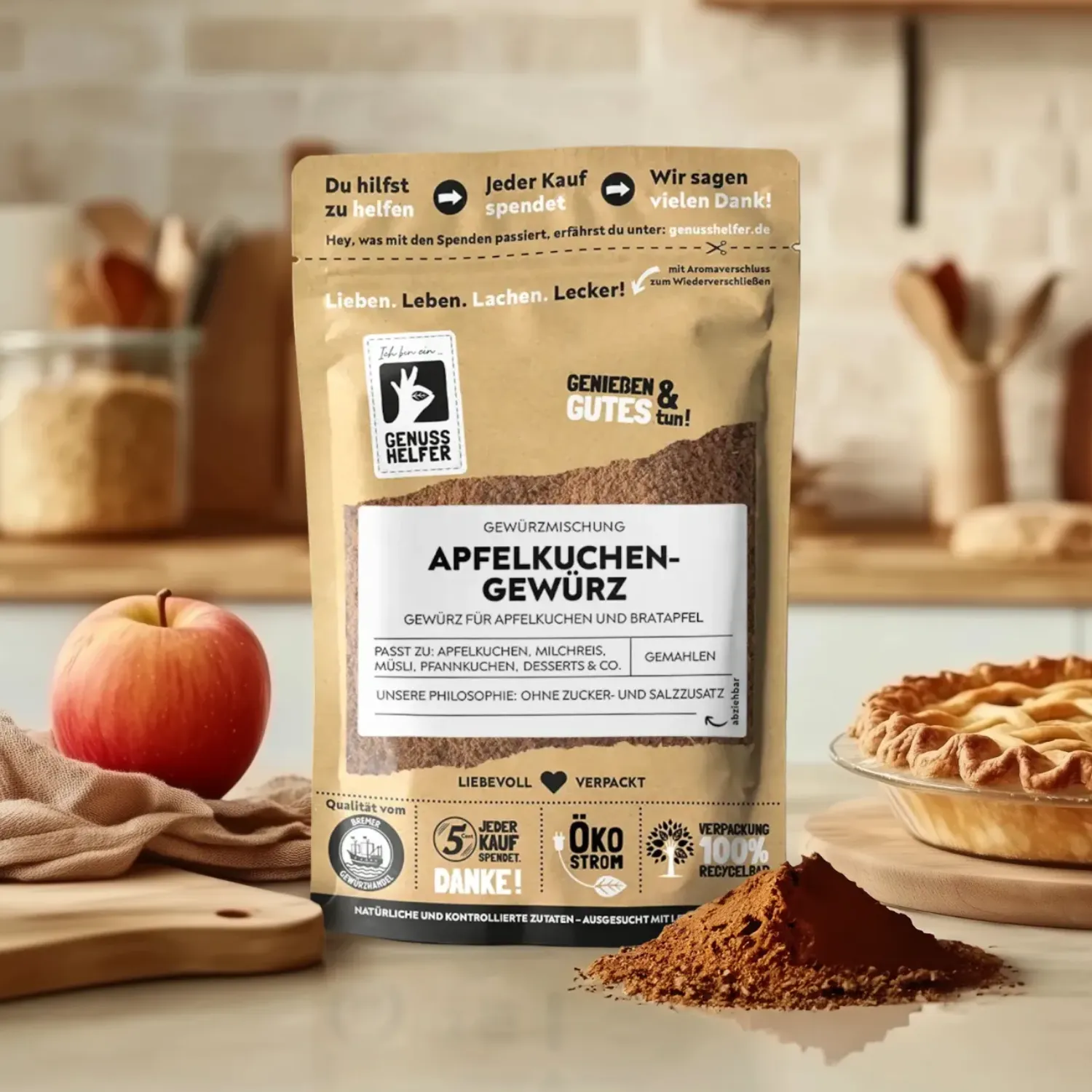 Apfelkuchen-Gewürz, gemahlen