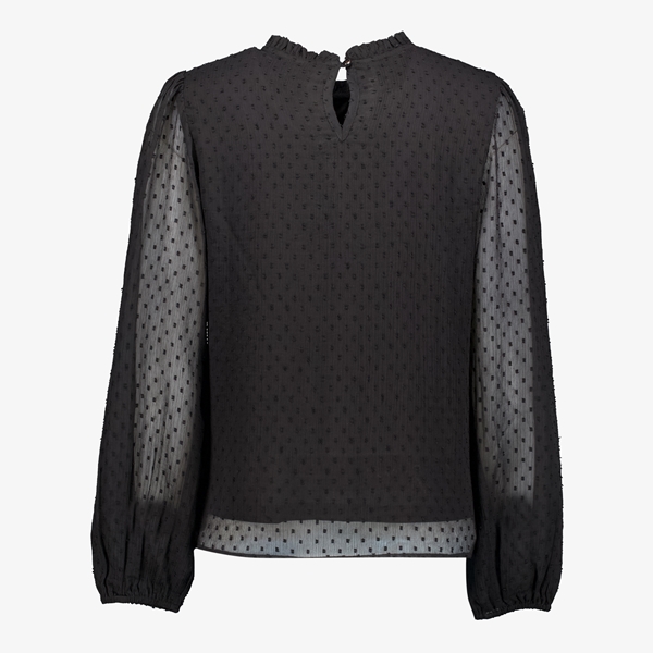 TwoDay dames blouse met doorzichtig bovenlaag