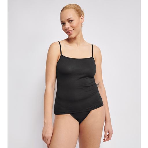 Sloggi Ever Ease Spaghetti Top, Black, L