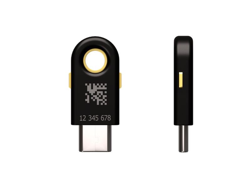 Yubico YubiKey 5C FW 5.7 USB-C, 1 Stück YubiKey 5-Serie: Der Sicherheitsschlüssel mit Unterstützung mehrerer Protokolle
